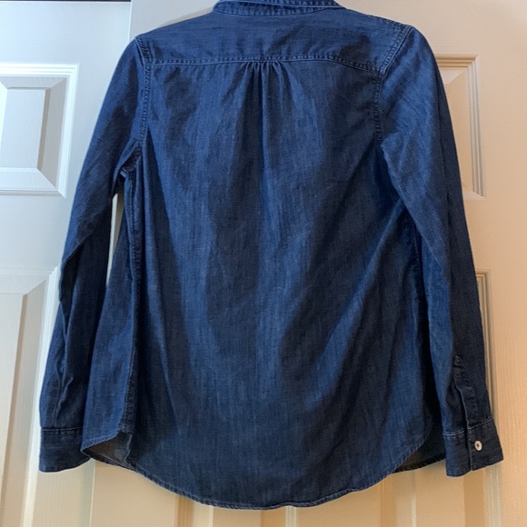 Cat & Jack Jean Button Down Shirt Size XL (14/16) - Picture 2 of 2